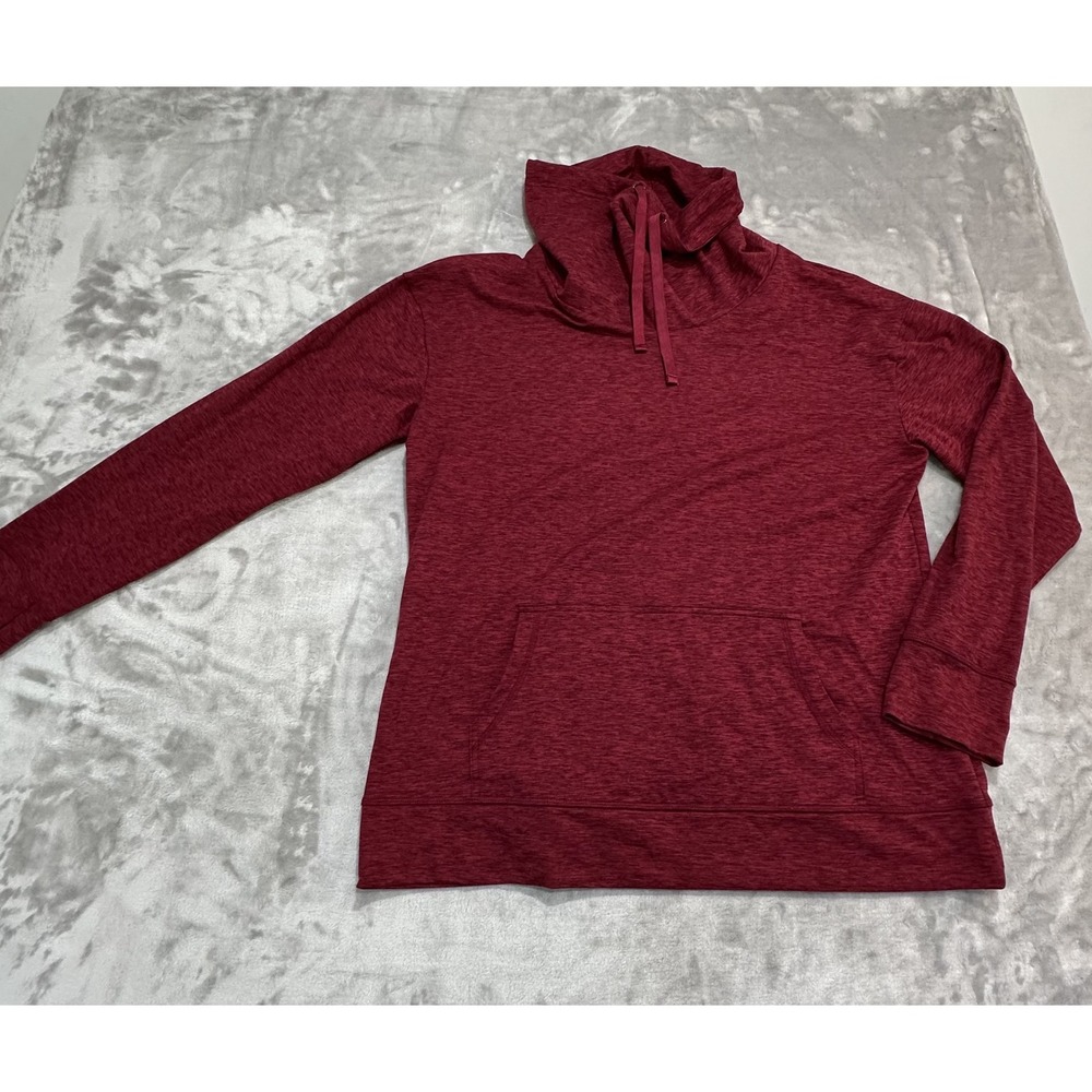 Crane Shirt Pullover Turtleneck Women's Size‎ Large Red Long Sleeve